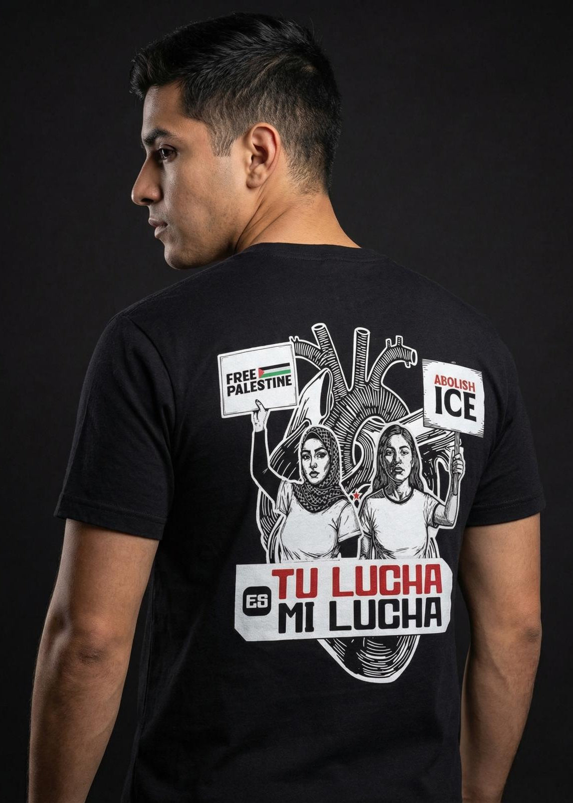Tu Lucha Es Mi Lucha - Shirt (Black)